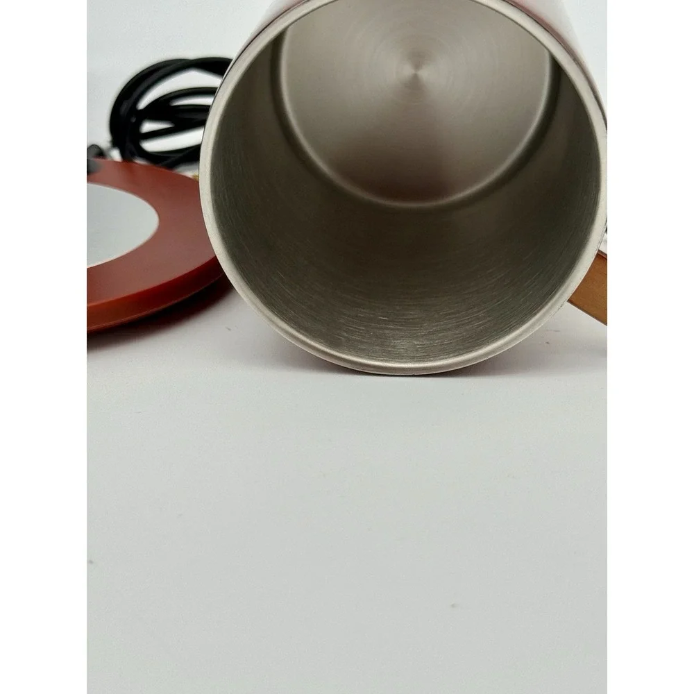 SmartGear Heated Mug Warmer Set 12oz USB Coffee Cup Heater STG-7219-TX Copper